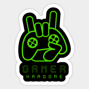 Gamer hardcore Sticker